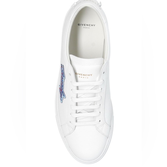 GIVENCHY Logo-patch Sneakers In White Size 42 USA 9.5 - Picture 7 of 14